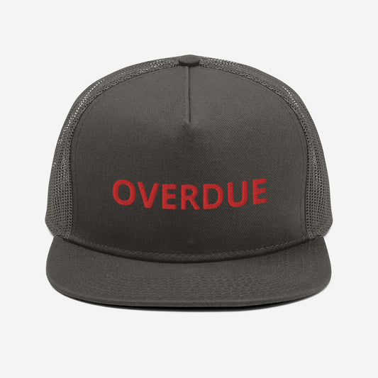 "OVERDUE" Mesh Back Snapback