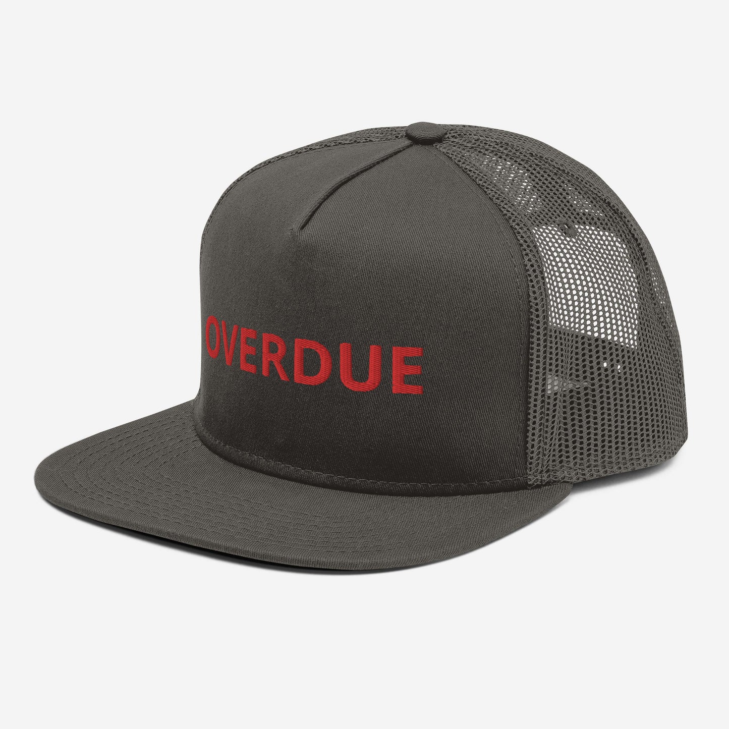 "OVERDUE" Mesh Back Snapback