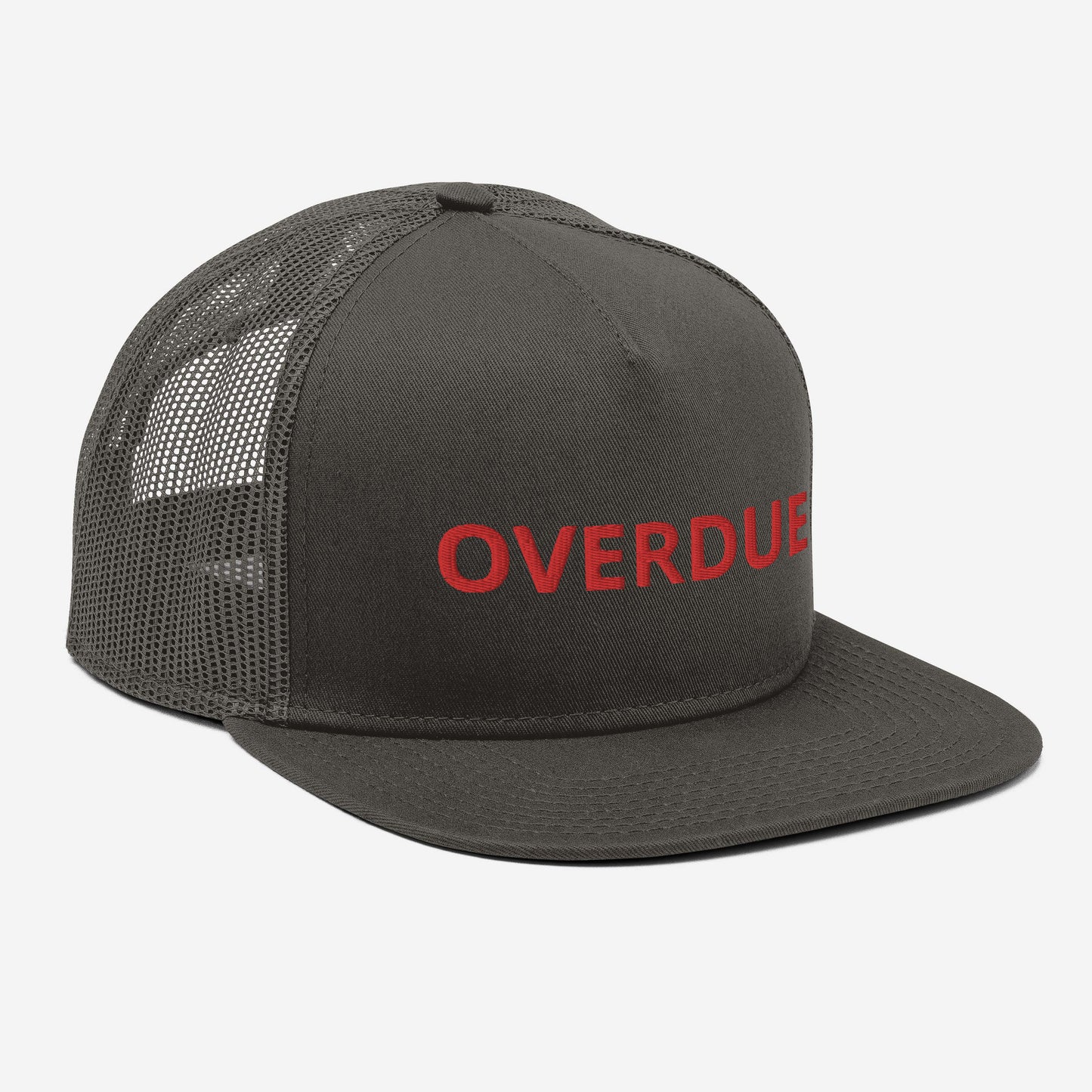 "OVERDUE" Mesh Back Snapback